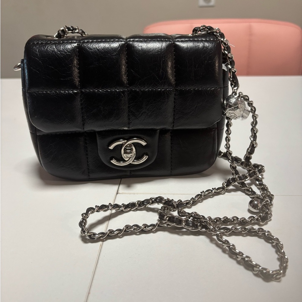 Black Mini Quilted Bag